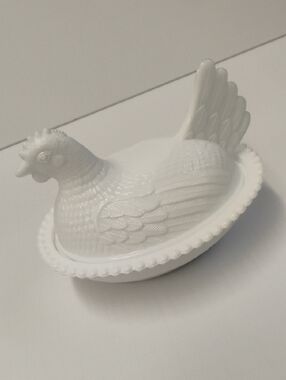 Indiana Milk Glass HON